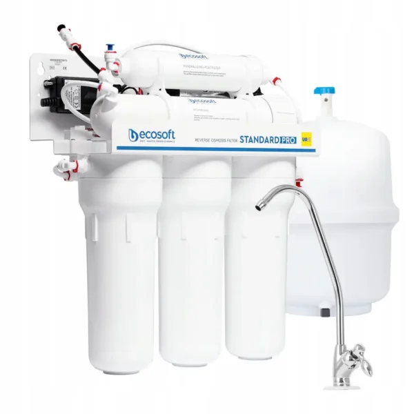 Filtr odwróconej osmozy Ecosoft STANDARD PRO z mineralizacją i pompą BWT - obrazek 3