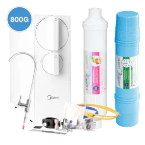 Bezzbiornikowa osmoza Midea 800GPD z mineralizatorem i jonizatorem Supreme