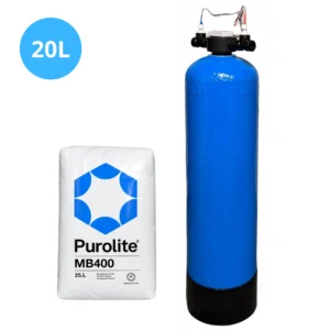 Demineralizator wody MB400 Purolite 20L 8x35" z pomiarem TDS