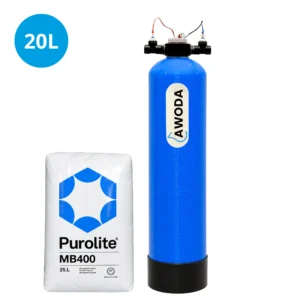Demineralizator wody MB400 Purolite 20L 8x35" z pomiarem TDS